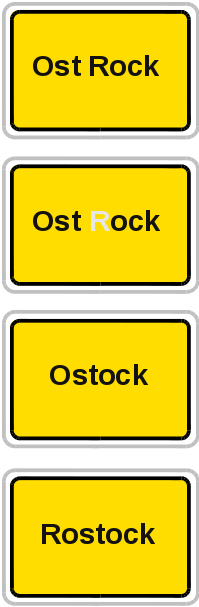 Ost Rock - sukzessive Umbenennung